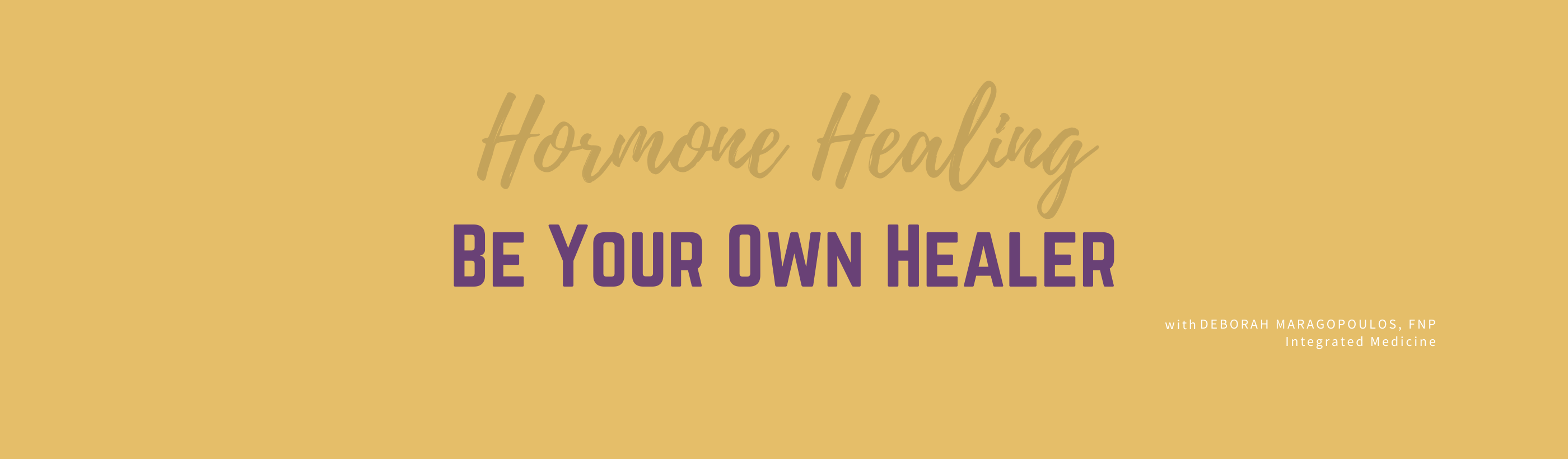 be your own healer