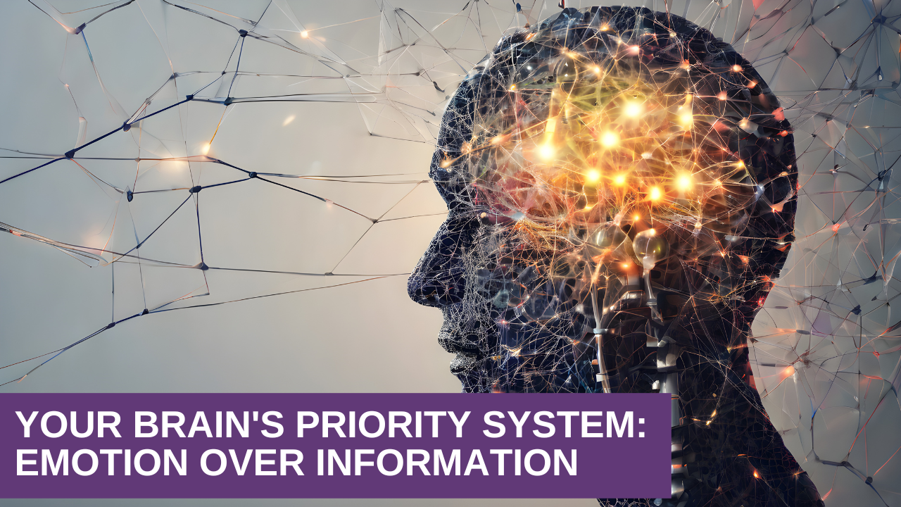 Your Brain’s Priority System Emotion Over Information (1) Your Brain's Priority System: Emotion Over Information