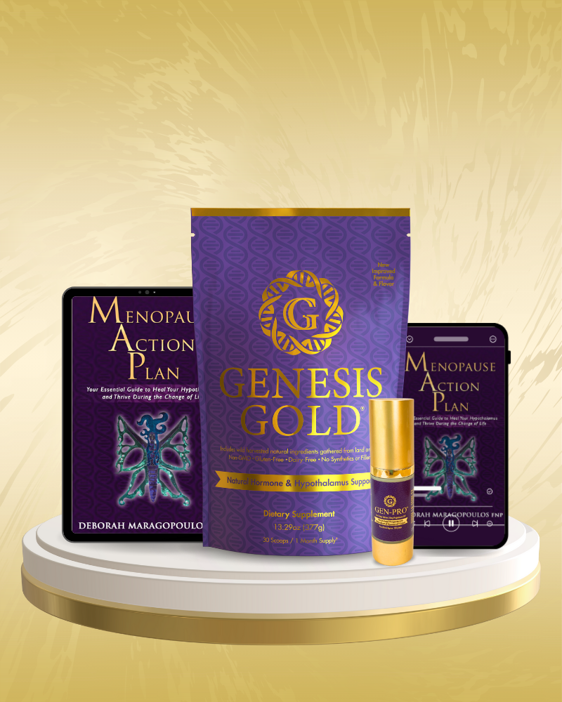 Complete Balance: Genesis Gold® + Gen-Pro + Menopause Action Plan eBook + Debut Audio Edition